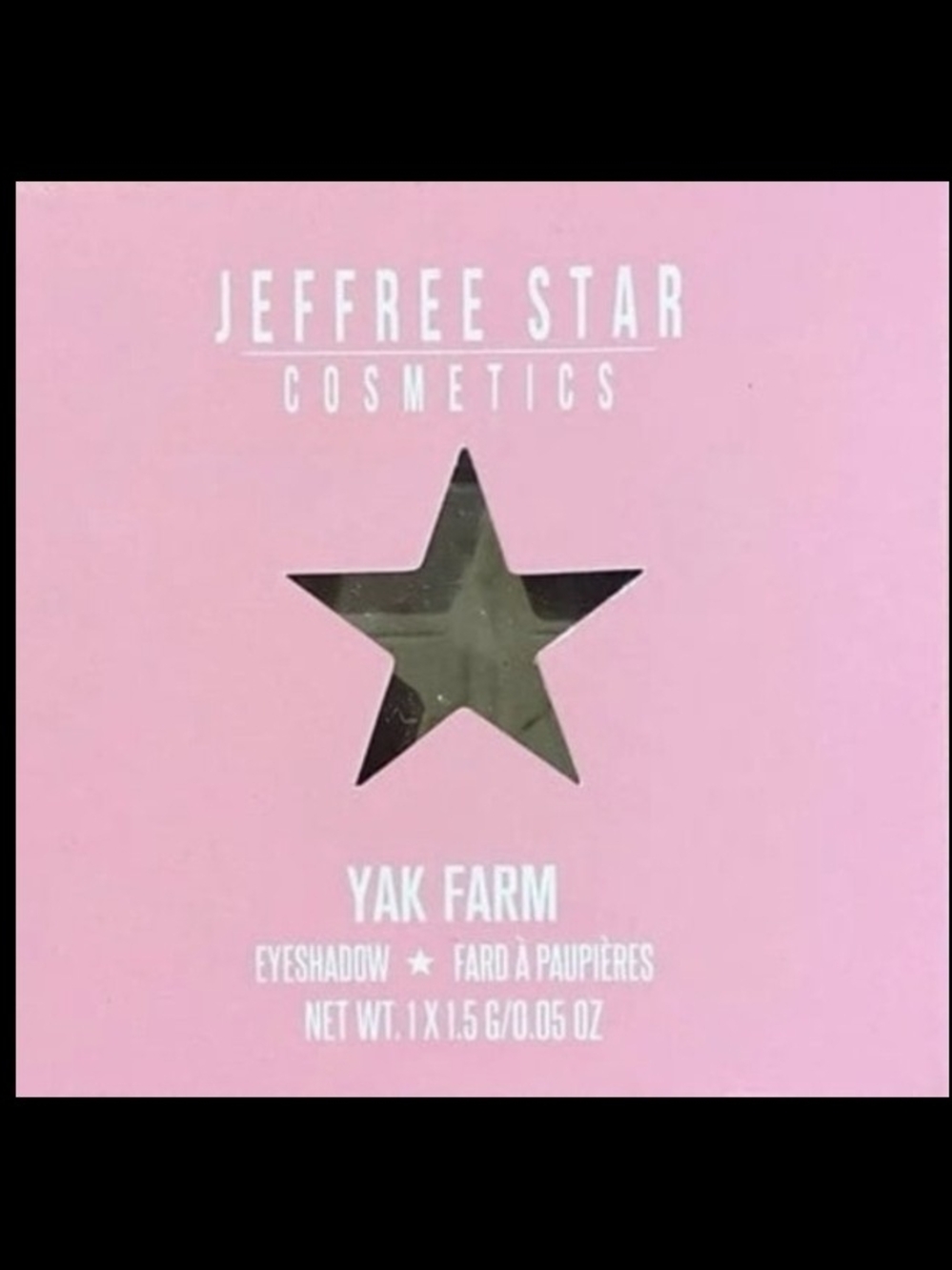 NWT Jeffree Star Cosmetics Artistry Single Eyeshadow - Yak Farm